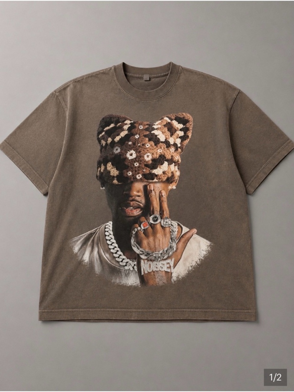 Graphic Home Art Print - Brown Toned Street Portrait